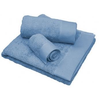 comprar SET 3 TOALLAS BA&Ntilde;O PRIVATA AZUL