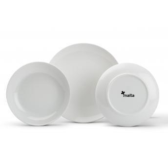 comprar VAJILLA 18 PIEZAS CRUZ DE MALTA DE PORCELANA