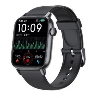 comprar SMARTWATCH EUROFEST CORREA SILICONA NEGRA