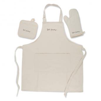 comprar DELANTAL + MANOPLA Y AGARRADOR
