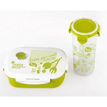 comprar FIAMBRERA Y BOTELLA CRUZ DE MALTA VERDE